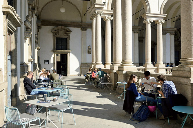 自戰火重生的米蘭畫廊咖啡館！布雷拉美術館中的CAFÉ FERNANDA