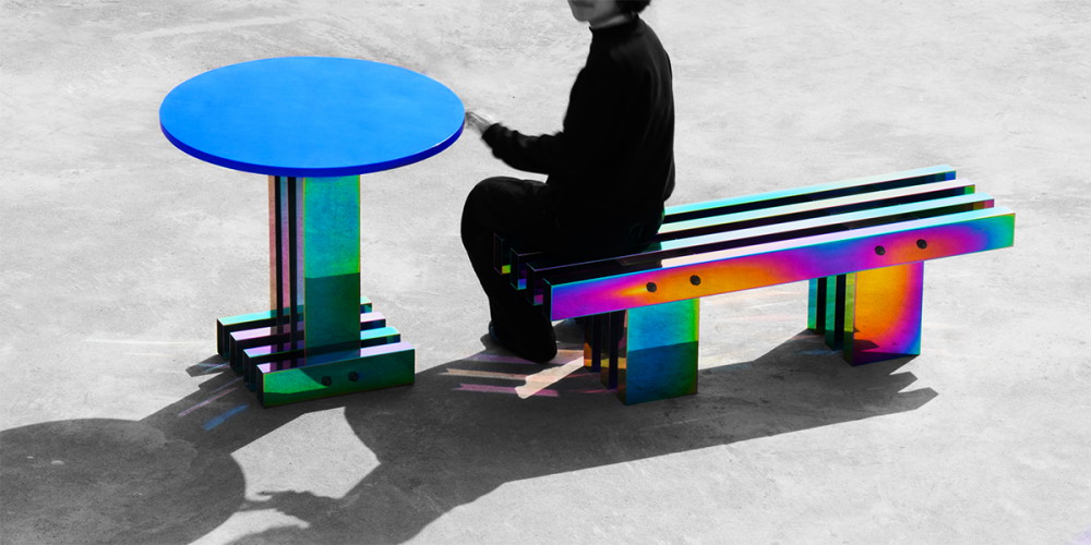 中國新銳設計品牌Buzao不造 「魔幻霓虹不鏽鋼家具」顛覆感官 驚艷「設計上海」