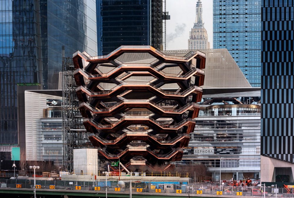 紐約新地標、紐約客的新社交場域！建築鬼才海澤維克操刀的巨大蜂巢結構Vessel